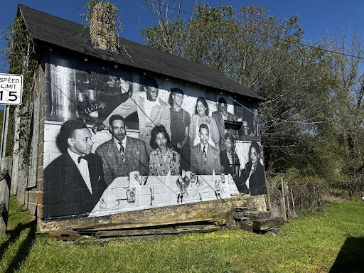 Mural Celebrating The Chocolate Bar near downtown Boone